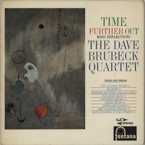 Dave Brubeck Time Further Out - EX vinyl LP album (LP record) UK DBRLPTI749990