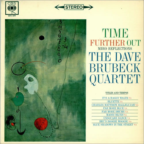 Dave Brubeck Time Further Out vinyl LP album (LP record) UK DBRLPTI490255