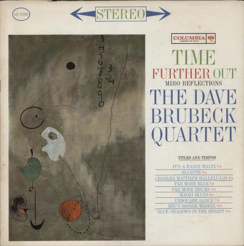 Dave Brubeck Time Further Out vinyl LP album (LP record) US DBRLPTI876191
