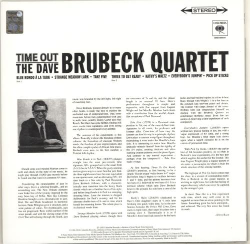 Dave Brubeck Time Out - Sealed vinyl LP album (LP record) UK DBRLPTI716802