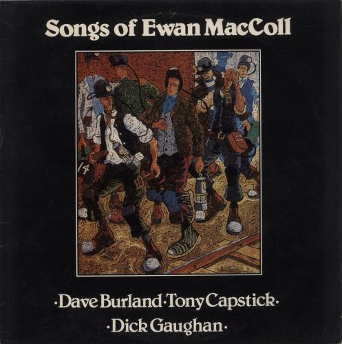 Dave Burland Songs Of Ewan MacColl vinyl LP album (LP record) UK 3DBLPSO878187