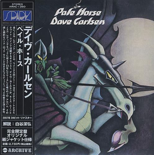 Dave Carlsen Pale Horse CD album (CDLP) Japanese DV_CDPA399281