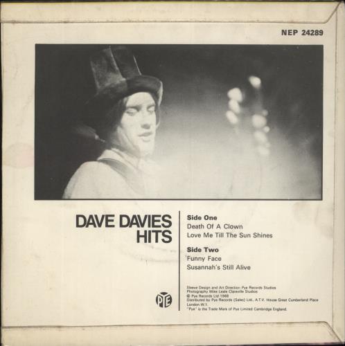 Dave Davies Dave Davies Hits 7" vinyl single (7 inch record / 45) UK DDS07DA865061