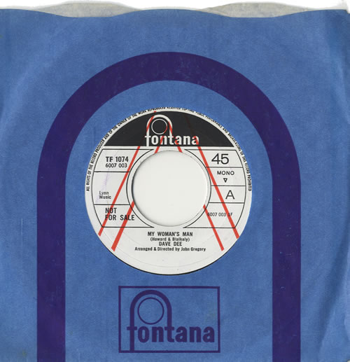 Dave Dee My Woman's Man 7" vinyl single (7 inch record / 45) UK DK807MY449924