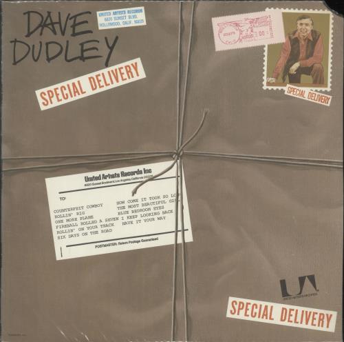 Dave Dudley Special Delivery vinyl LP album (LP record) US 8DDLPSP699654