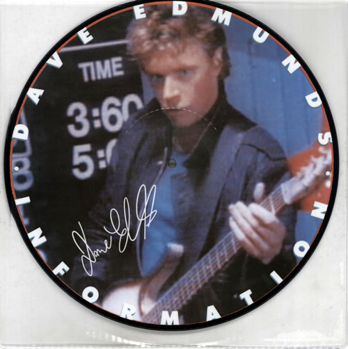 Dave Edmunds Information 12" vinyl picture disc (12 inch picture record) US DAE2PIN110958