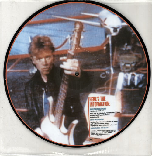 Dave Edmunds Information 12" vinyl picture disc (12 inch picture record) US DAE2PIN110958