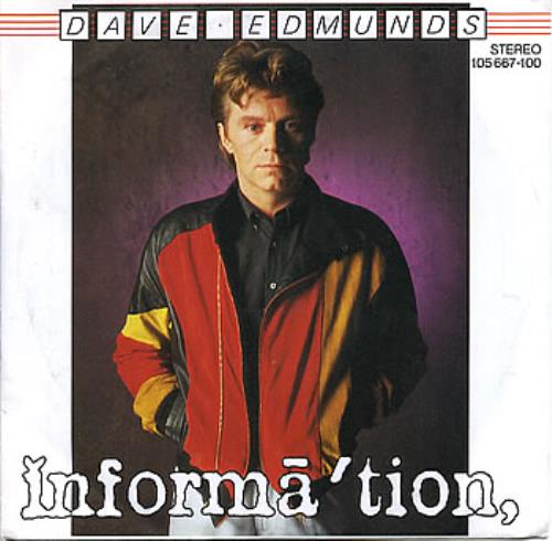 Dave Edmunds Information 7" vinyl single (7 inch record / 45) German DAE07IN294894