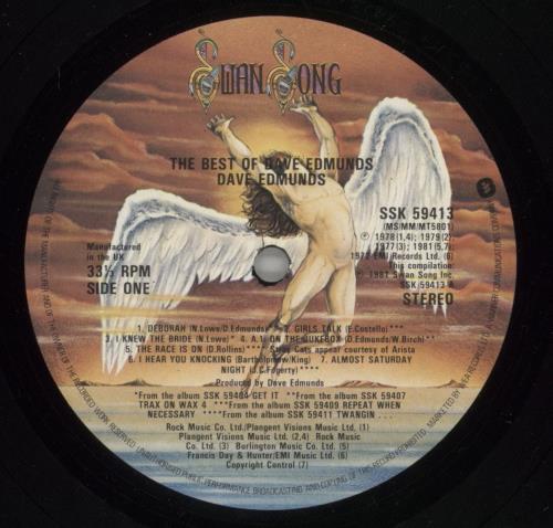 Dave Edmunds The Best Of Dave Edmunds - stickered p/s vinyl LP album (LP record) UK DAELPTH530385