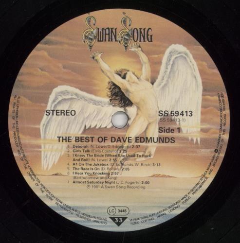 Dave Edmunds The Best Of Dave Edmunds vinyl LP album (LP record) German DAELPTH849056