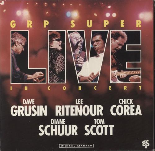 Dave Grusin GRP Super Live 2-LP vinyl record set (Double LP Album) Swiss DGU2LGR850027