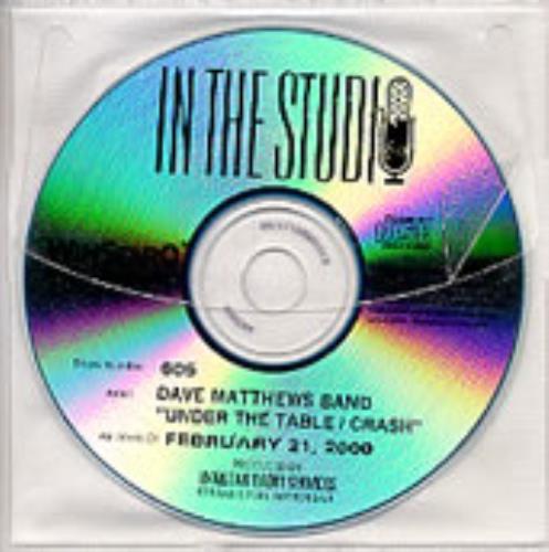 Dave Matthews Band In The Studio - Under The Table/Crash CD album (CDLP) US DMBCDIN154899
