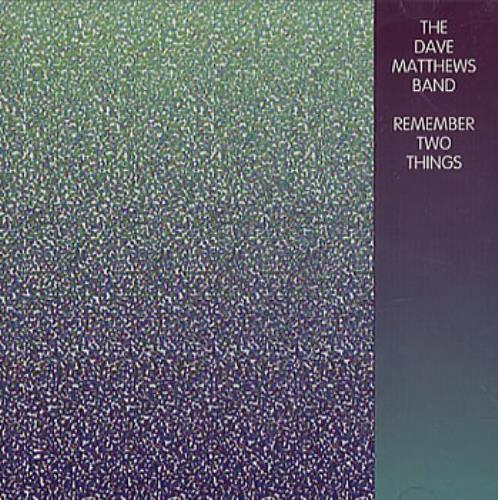 Dave Matthews Band Remember Two Things - Sealed CD album (CDLP) US DMBCDRE267238