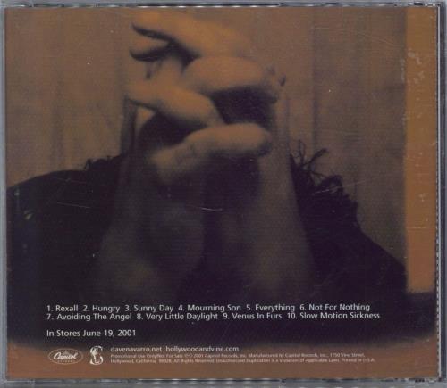 Dave Navarro Trust No One CD album (CDLP) US NARCDTR189696