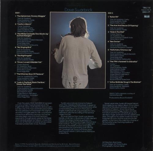 Dave Swarbrick Swarbrick vinyl LP album (LP record) UK DSBLPSW633968