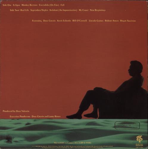 Dave Valentin Kalahari vinyl LP album (LP record) US D35LPKA859962