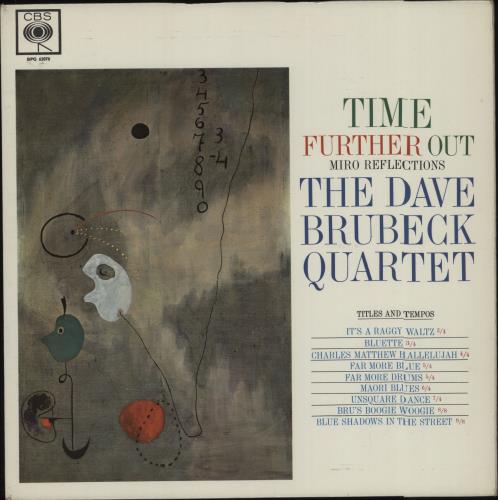 Dave Brubeck Time Further Out vinyl LP album (LP record) UK DBRLPTI676305