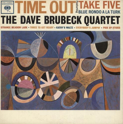 Dave Brubeck Time Out - Demo Stickered vinyl LP album (LP record) US DBRLPTI745431