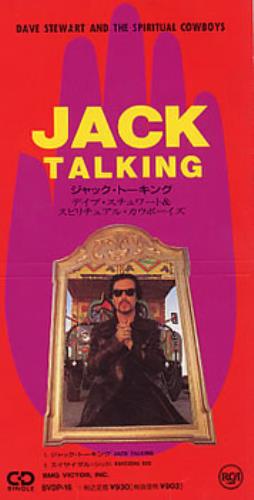 David A. Stewart Jack Talking 3" CD single (CD3) Japanese STEC3JA140006