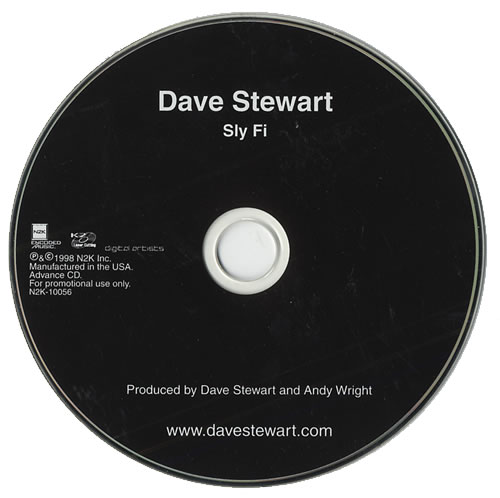 David A. Stewart Sly Fi CD album (CDLP) US STECDSL125626