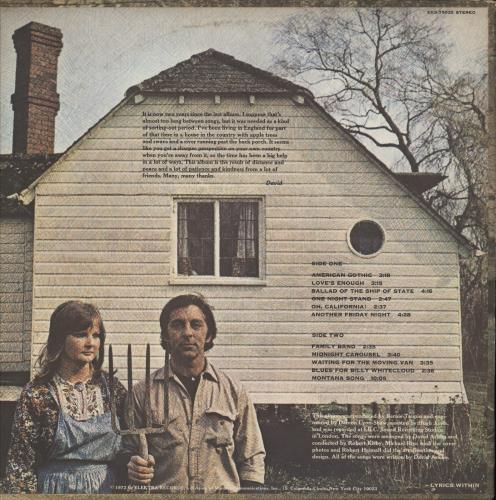 David Ackles American Gothic vinyl LP album (LP record) US AKLLPAM554803