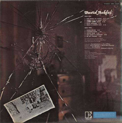 David Ackles David Ackles vinyl LP album (LP record) UK AKLLPDA544765