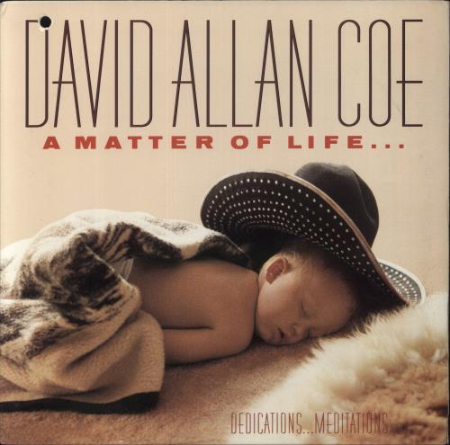 David Allan Coe A Matter Of Life...And Death vinyl LP album (LP record) US D26LPAM860198