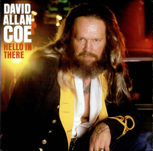 David Allan Coe Hello In There vinyl LP album (LP record) US D26LPHE524369