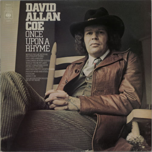 David Allan Coe Once Upon A Rhyme vinyl LP album (LP record) UK D26LPON603635