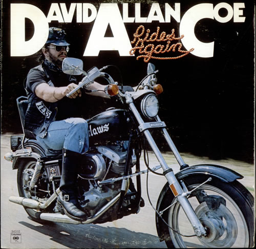 David Allan Coe Rides Again vinyl LP album (LP record) US D26LPRI524336