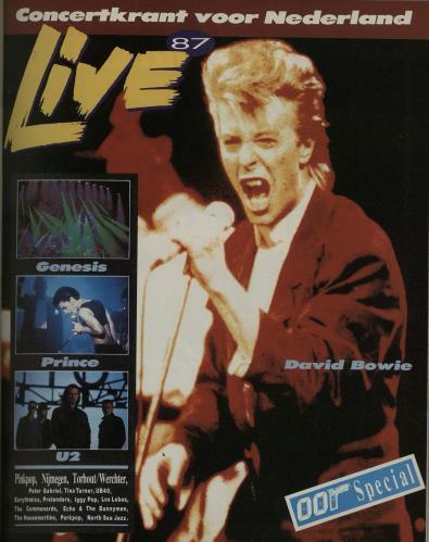 David Bowie 007 + Festival Special magazine Dutch BOWMAFE646252