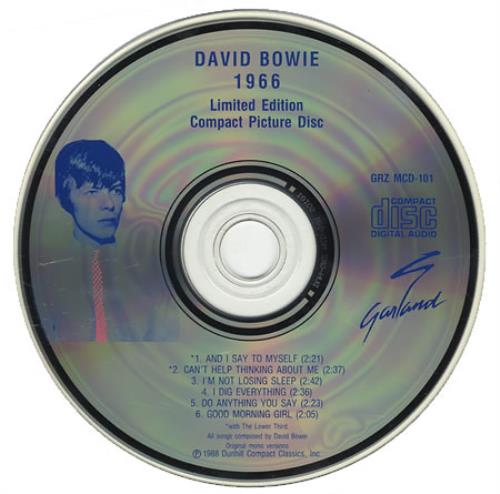 David Bowie 1966 - Nineteen Sixty Six CD single (CD5 / 5") US BOWC5NI103643