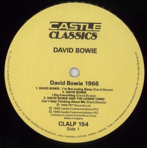 David Bowie 1966 vinyl LP album (LP record) UK BOWLP279420