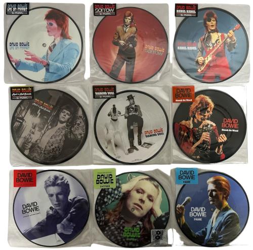 David Bowie 40th Anniversary Edition Collection - 20 x UK Picture Disc Singles 7" vinyl picture disc (7 inch picture disc single) UK BOW7PTH840423