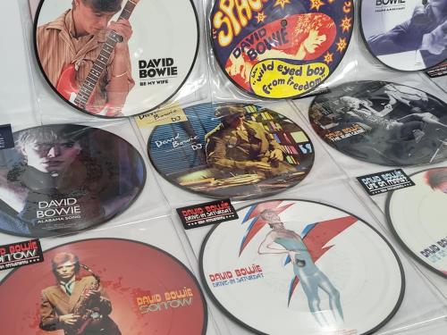 David Bowie 40th Anniversary Edition Collection - 24 x UK Picture Disc Singles 7" vinyl picture disc (7 inch picture disc single) UK BOW7PTH795754