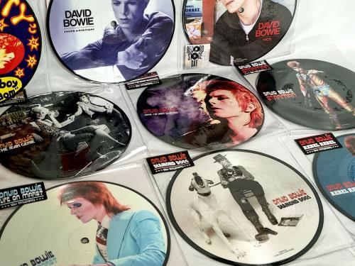 David Bowie 40th Anniversary Edition Collection - 24 x UK Picture Disc Singles 7" vinyl picture disc (7 inch picture disc single) UK BOW7PTH795754