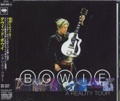David Bowie A Reality Tour - Jewel Case 2 CD album set (Double CD) Japanese BOW2CAR812719