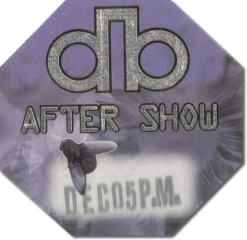 David Bowie After Show Pass tour pass UK BOWTPAF424686