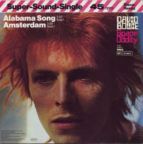 David Bowie Alabama Song - 1st - EX 12" vinyl single (12 inch record / Maxi-single) German BOW12AL804424