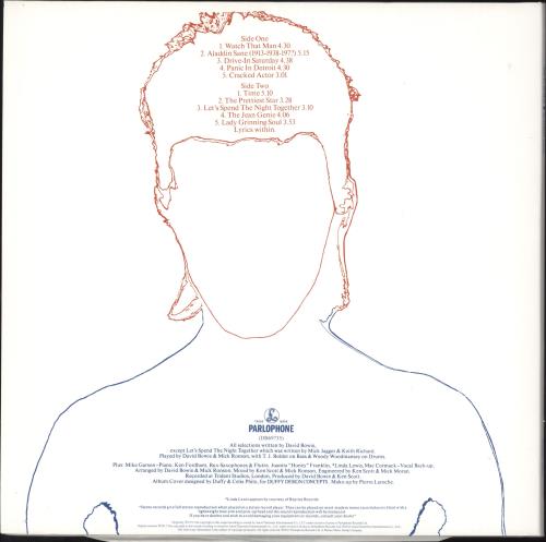 David Bowie Aladdin Sane - 180gm vinyl LP album (LP record) UK BOWLPAL735806