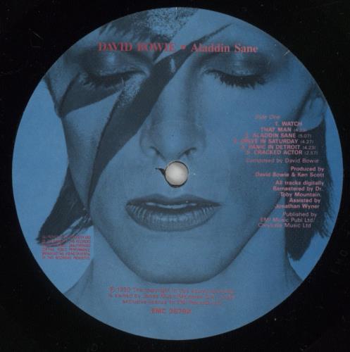 David Bowie Aladdin Sane - EX vinyl LP album (LP record) UK BOWLPAL874039