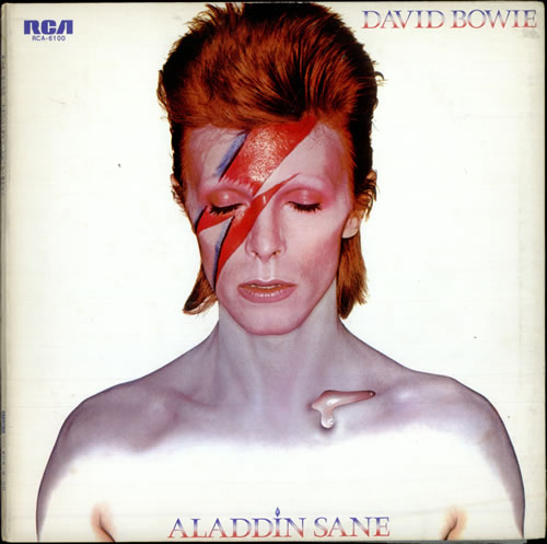 David Bowie Aladdin Sane vinyl LP album (LP record) Japanese BOWLPAL513208