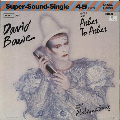 David Bowie Ashes To Ashes - Orange Label 12" vinyl single (12 inch record / Maxi-single) German BOW12AS34635