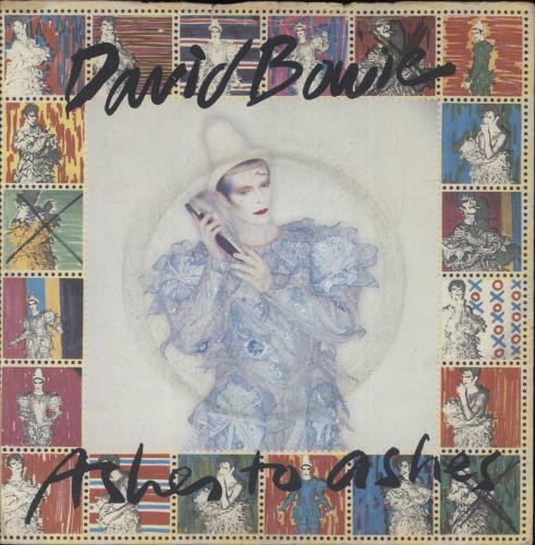 David Bowie Ashes To Ashes - P/S A + Stamps - VG 7" vinyl single (7 inch record / 45) UK BOW07AS869976