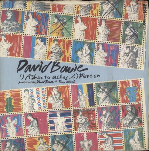 David Bowie Ashes To Ashes - P/S A + Stamps - VG 7" vinyl single (7 inch record / 45) UK BOW07AS869976