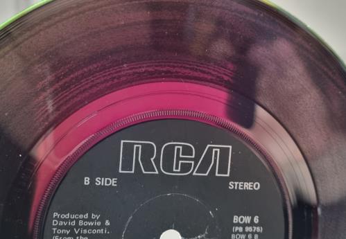 David Bowie Ashes To Ashes - Tranco Contract Pressing 7" vinyl single (7 inch record / 45) UK BOW07AS831608