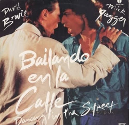 David Bowie Bailando En La Calle - Dancing In The St 12" vinyl single (12 inch record / Maxi-single) Mexican BOW12BA54848