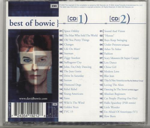 David Bowie Best Of Bowie - Greek 2 CD album set (Double CD) Greek BOW2CBE694100
