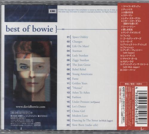 David Bowie Best Of Bowie - Sealed CD album (CDLP) Japanese BOWCDBE808527