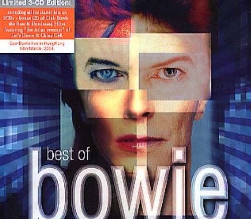 David Bowie Best Of Bowie 3-CD album set (Triple CD) Hong Kong BOW3CBE286807